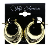 Mi Amore Hoop-Earrings Gold-Tone