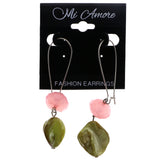 Mi Amore Dangle-Earrings Green/Pink