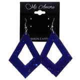 Mi Amore Dangle-Earrings Blue/Silver-Tone