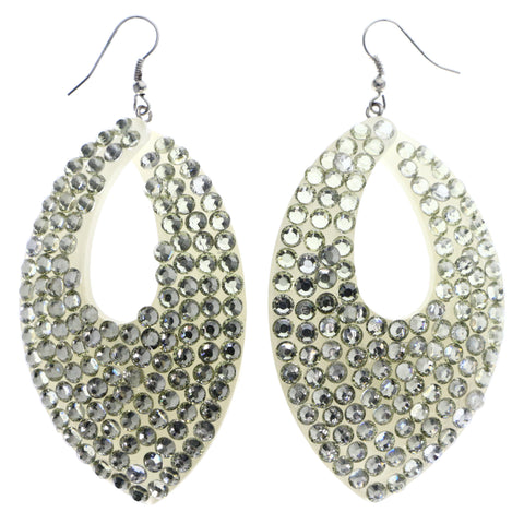 Mi Amore Dangle-Earrings Green/White
