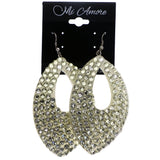 Mi Amore Dangle-Earrings Green/White