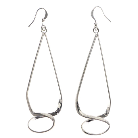 Mi Amore Dangle-Earrings Silver-Tone