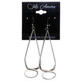 Mi Amore Dangle-Earrings Silver-Tone