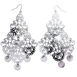 Mi Amore Dangle-Earrings Silver-Tone