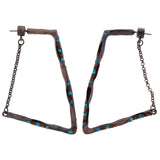 Mi Amore Hoop-Earrings Brown/Multicolor