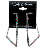 Mi Amore Hoop-Earrings Brown/Multicolor