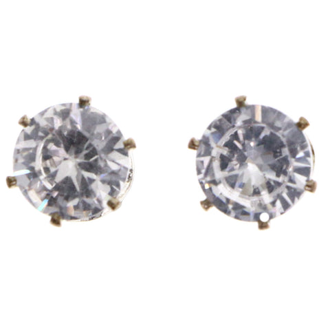 Mi Amore Stud-Earrings Silver-Tone/Gold-Tone