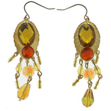 Mi Amore Dangle-Earrings Gold-Tone/Yellow