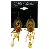 Mi Amore Dangle-Earrings Gold-Tone/Yellow