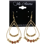 Mi Amore Dangle-Earrings Gold-Tone/Orange