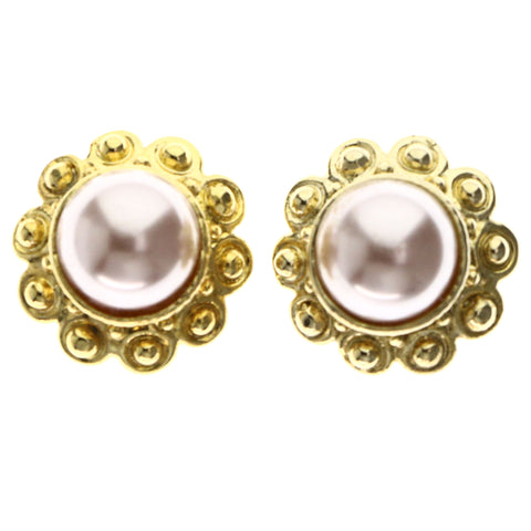 Mi Amore Post-Earrings Gold-Tone/Brown