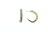 Mi Amore Dangle-Earrings Gold-Tone/Blue