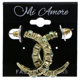 Mi Amore Dangle-Earrings Gold-Tone/Green
