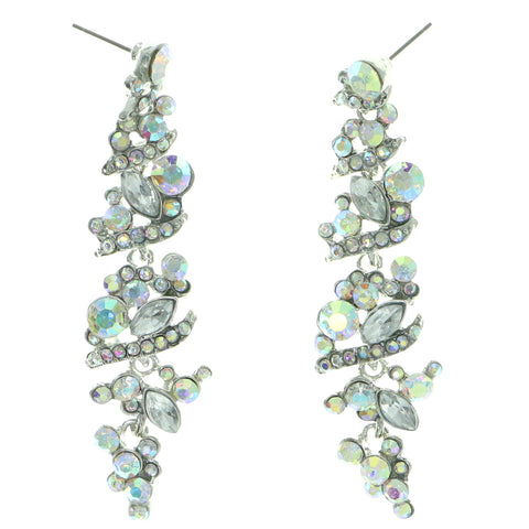 Mi Amore Dangle-Earrings Silver-Tone