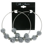 Mi Amore Dangle-Earrings Silver-Tone