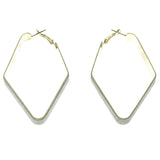 Gold-Tone Metal Clip-On-Earrings