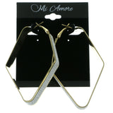 Gold-Tone Metal Clip-On-Earrings