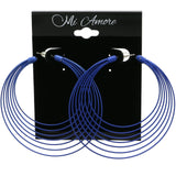 Mi Amore Hoop-Earrings Blue