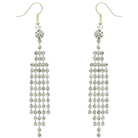 Mi Amore Dangle-Earrings Silver-Tone