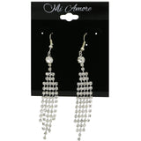 Mi Amore Dangle-Earrings Silver-Tone