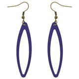 Mi Amore Dangle-Earrings Gold-Tone/Purple