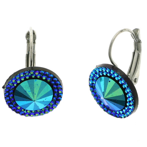 Mi Amore Dangle-Earrings Blue/Green