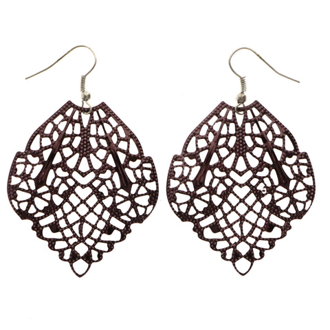 Mi Amore Dangle-Earrings Bronze-Tone