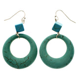 Mi Amore Dangle-Earrings Blue/Silver-Tone
