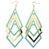 Mi Amore Dangle-Earrings Green/Blue