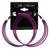 Mi Amore Hoop-Earrings Pink