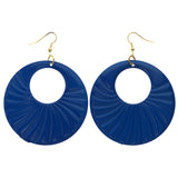 Mi Amore Dangle-Earrings Blue/Gold-Tone