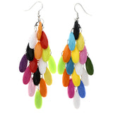 Mi Amore Chandelier-Earrings Multicolor/Silver-Tone