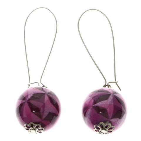 Mi Amore Dangle-Earrings Pink/Purple