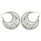 Mi Amore Dangle-Earrings Silver-Tone/Blue