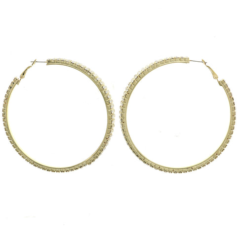 Mi Amore Hoop-Earrings Gold-Tone