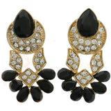 Mi Amore Dangle-Earrings Gold-Tone/Black