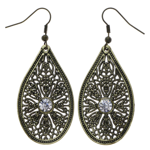 Mi Amore Dangle-Earrings Gold-Tone/Silver-Tone