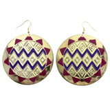 Mi Amore Dangle-Earrings Gold-Tone/Purple