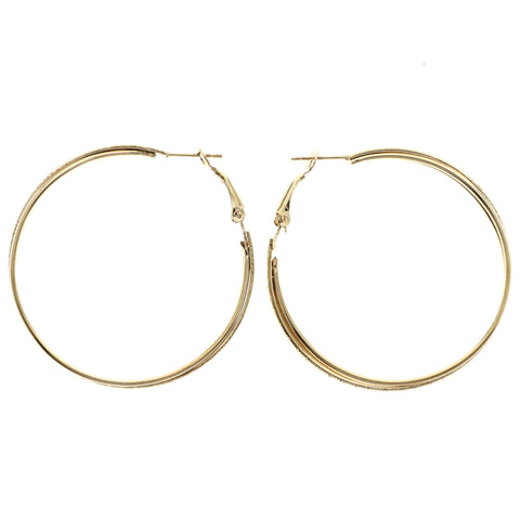 Mi Amore Hoop-Earrings Gold-Tone