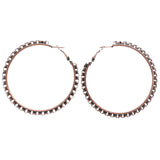 Mi Amore Hoop-Earrings Bronze-Tone