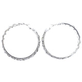 Mi Amore Hoop-Earrings Silver-Tone