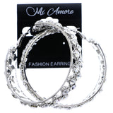 Mi Amore Hoop-Earrings Silver-Tone