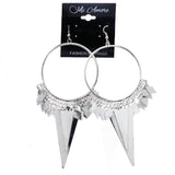 Mi Amore Dangle-Earrings Silver-Tone
