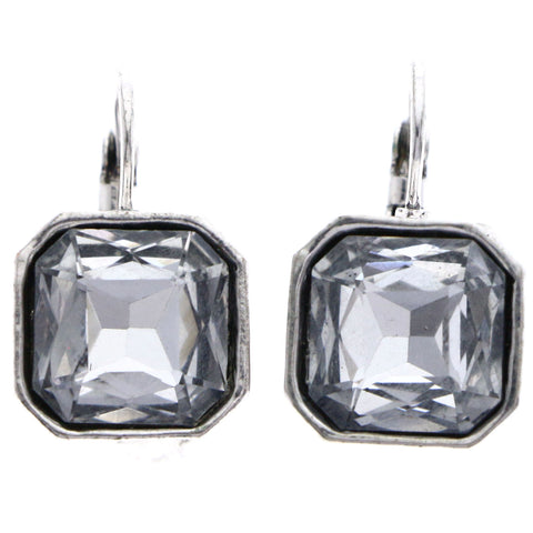 Mi Amore Dangle-Earrings Silver-Tone