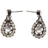 Mi Amore Drop-Dangle-Earrings Silver-Tone