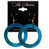 Mi Amore Dangle-Earrings Blue/Gold-Tone