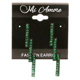 Mi Amore Dangle-Earrings Green/Black