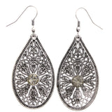Mi Amore Dangle-Earrings Silver-Tone