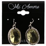 Mi Amore Dangle-Earrings Yellow/Silver-Tone