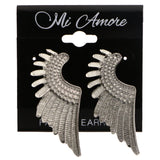 Mi Amore Dangle-Earrings Silver-Tone